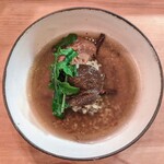 Seminare 輕井澤 - 締めのお茶漬け的な滋味あふれるきのこリゾット。この出汁が春には山菜になるんだろうなと思うと今からたまらん。