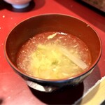 司バラ焼き大衆食堂 - 溶き卵のコンソメスープ