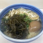 白河そば - きざみうどん＋味玉850円