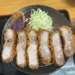 とんかつ 栄ちゃん - 上からアフター