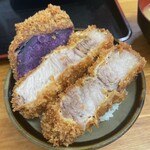 とんかつ 栄ちゃん - かとう丼ビフォー。