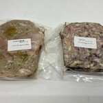 Abats - ウサギと無花果のテリーヌ、クルミのパテドカンパーニュ