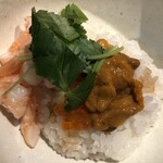 鴨出汁中華蕎麦 麺屋yoshiki - 海老と鴨の手揉み味噌そば