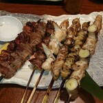 ひもの屋 - 焼鳥7本盛り