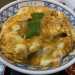 そば工房つちや - 那須御養卵使用のカツ丼はビジュアル、味わい共に最高！