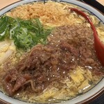 丸亀製麺 - 【2023.12.12(火)】肉がさね玉子あんかけうどん（並盛）790円→760円