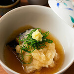 Tempura Chisou Wabisuke - 穴子と茄子の煮おろし