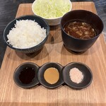 とんかつ ふじ井 - ご飯セット