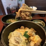 鳥元 - 奥久慈卵の親子丼　鳥肉