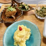KODONA - 小鉢ポテサラ・皮酢・ほうれん草胡麻和え✨