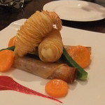 デザミ - カリカリのじゃがいもで包んだ赤座海老