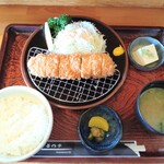 田吾作亭 - チーズ巻きカツ定食 1100円