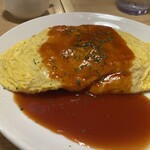 男のオムライス EGG BOMB 池袋店 - トマトソース たっぷり