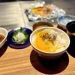 くずし鉄板 あばぐら - 温玉との相性は最強