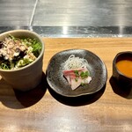 くずし鉄板 あばぐら 恵比寿店 - 前菜