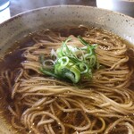 拉麺太极 - 具はネギだけ。優しい醤油味で、細麺が美味しい！