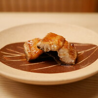 緒方 - 「焼物」琵琶湖の鰻の蒲焼、ポン酢焼酎 2017年8月