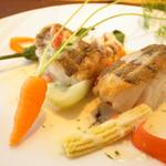 ビストロ・ヨシムラ - 北海道産真鱈のポワレ、白子添え、ナージュソース