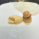 ガストロノミー ジョエル・ロブション - バニラアイスとコーヒーのシュークリーム