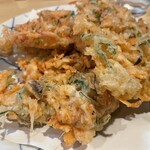小料理 椿 - かき揚げ