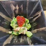 小料理 椿 - うるいと筋子の小鉢