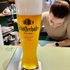 Romer Pils Brunnen - ドリンク写真:一杯目はSchöfferhoferのヴァイツェン　と美人のお姉さんw