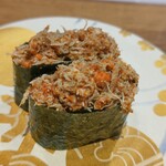 Morimori Sushi - 香箱ガニ軍艦甲羅なし