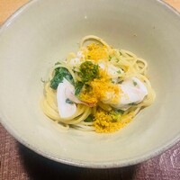十皿 - 剣先烏賊セロリパスタペペロンチーノ