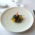 トランテアン - 花時計　黒毛和牛と兵庫県産彩り野菜のサラダ仕立て