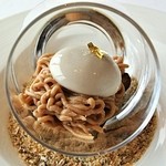 トランテアン - 丹波栗の柔らかなクレーム　フルールドセルを効かせて