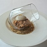 丹波栗の柔らかなクレーム　フルールドセルを効かせて