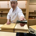 日本橋蛎殻町 すぎた - 帆立の磯辺焼き