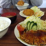 きくち食堂 - 焼肉定食1100円