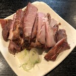 支那ソバ 小むろ - 刻み叉焼アップ