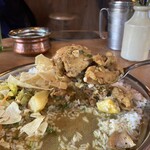 インド家庭料理 ammikallu - 「ブラックペッパーチキン」Bセット