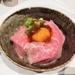 中華そば とちの葉 - とちぎ和牛お肉ごはん（ローストビーフ丼）800円