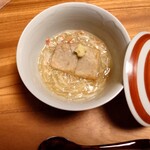 あさば - 揚げ　　大中寺芋　松葉蟹あん　絶妙なマリアージュ