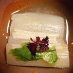 あさば - ◎◎蓮芋　本三つ葉　山葵酢　　