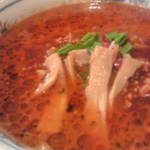鳥ふじ - ○坦々麺　自家製の胡麻タレはクセになります。　