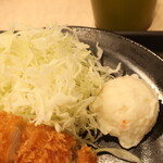 松乃家 - ポテトサラダ＆キャベツ