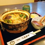 くるまや - 親子煮込定食1100円