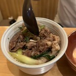 京うどん 生蕎麦 岡北 - 肉丼