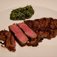 BEEF STEAK CLUB KIYO GINZA - ミディアムレアでいただきます