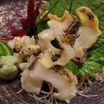 虎鉄 - 北海道産：つぶ貝造り：800円