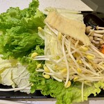 Kaiteirou Hinabe - 野菜の盛り合わせ