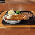 ビッグボーイ - ハンバーグと海老フライ
