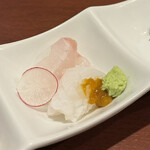 酒肴場 屯 - クエ、アオリイカ、塩ウニ