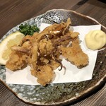 鳥やき串英 - イカの下足揚げ　440円