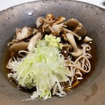 亀の井別荘 - 蕎麦1