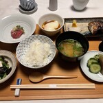 亀の井別荘 - 朝食セット